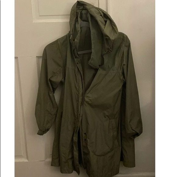 THE NORTH FACE GREEN RAIN WINDBREAKER Jacket CHIC - Picture 2 of 8